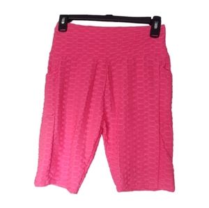 0 to 5 Hot Pink Booty Flattering Bike Shorts size S
